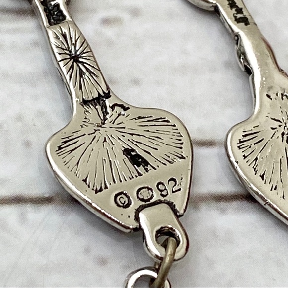 Southwestern Style Cactus Vase Inlay Earrings - Picture 8 of 8